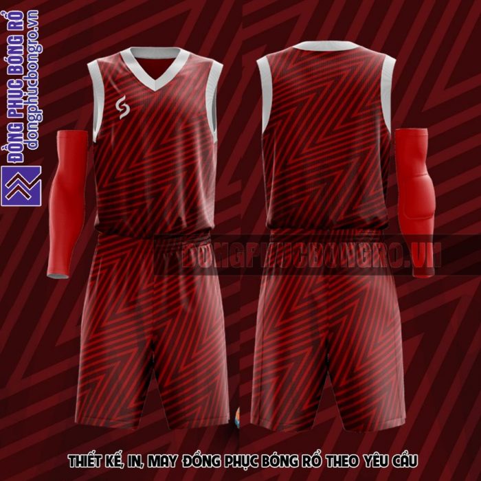 Đồng phục bóng rổ nữ đẹp màu nâu tại Bắc Ninh